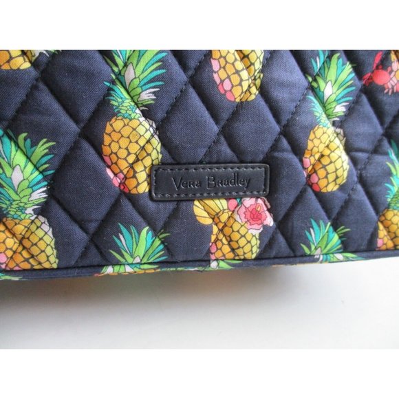 **Vera Bradley Toucan Party Navy Blue Cosmetic Brush Makeup Travel Case - NWT - Picture 4 of 10